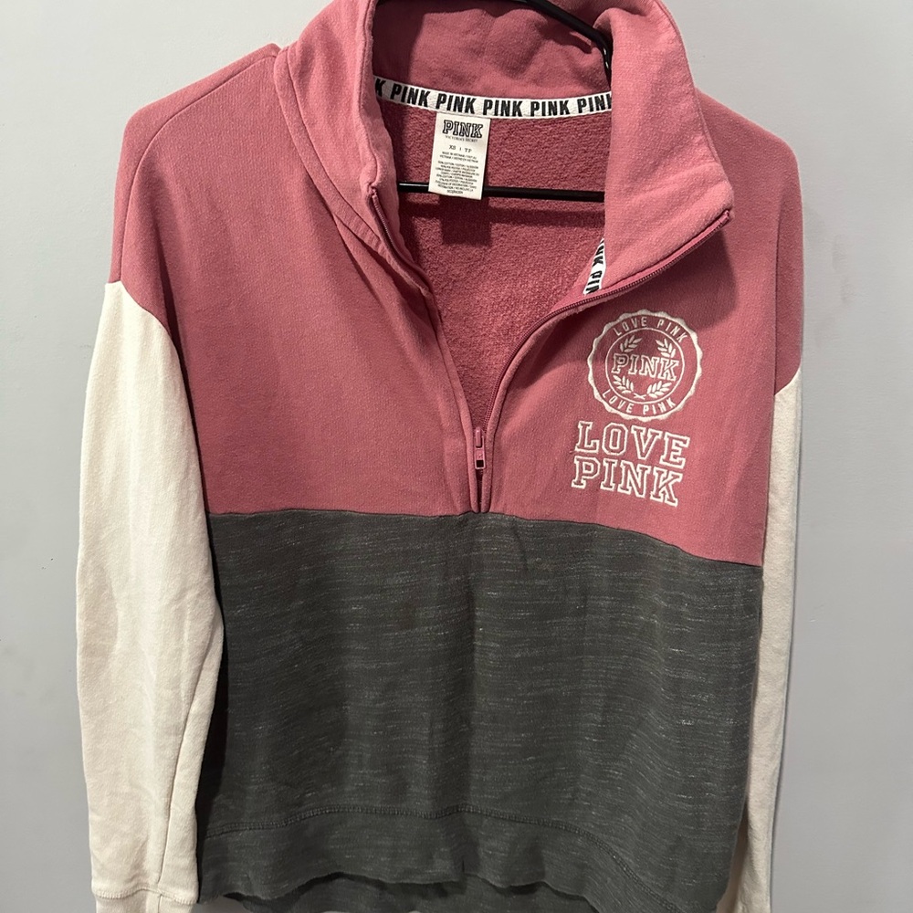 Victoria's Secret Pink Colorblock Pullover